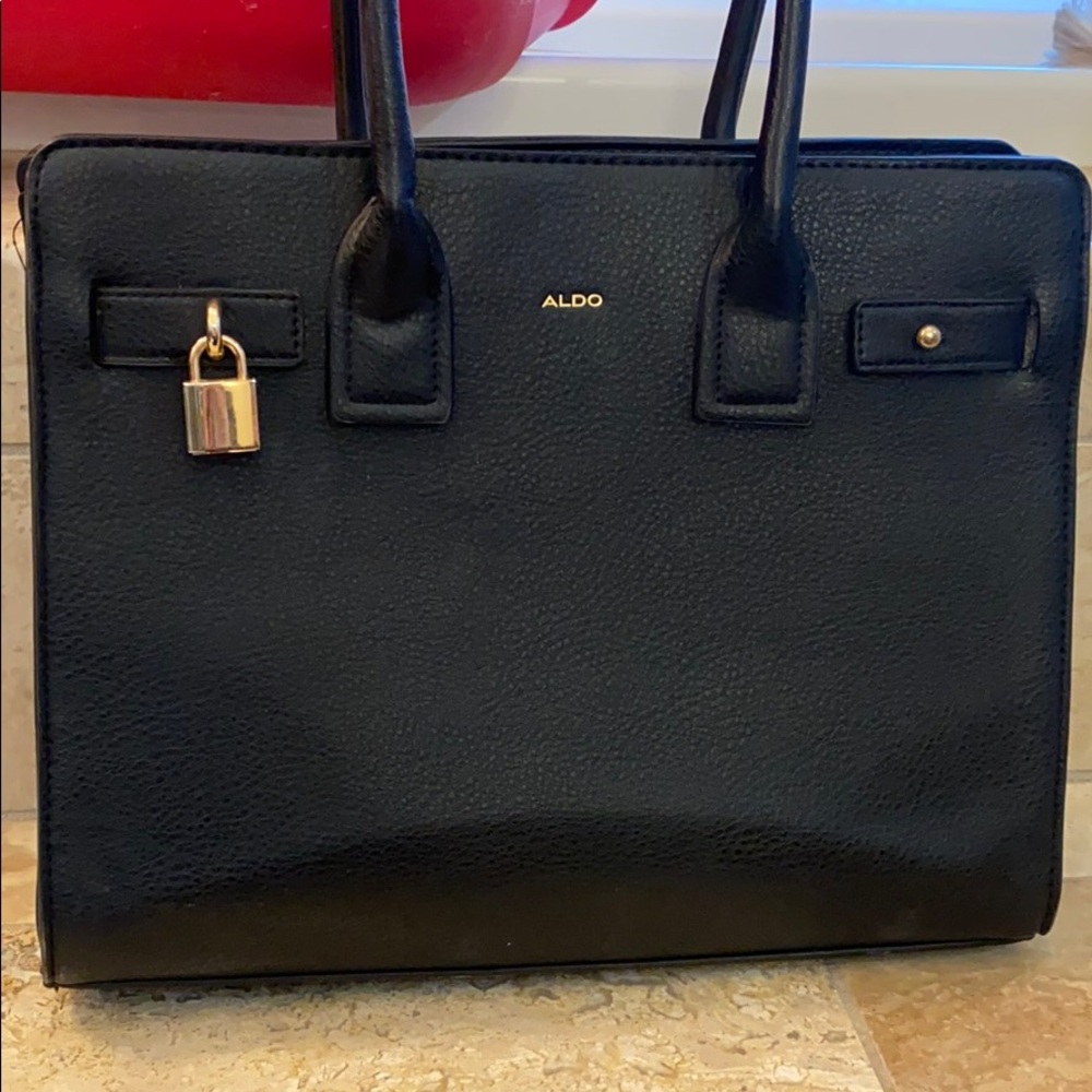 Black Structured Purse
